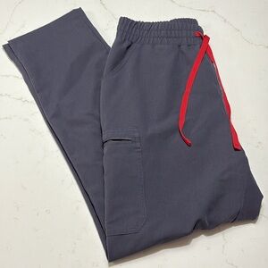 FIGS L/T highwaisted charcoal grey skinny pants